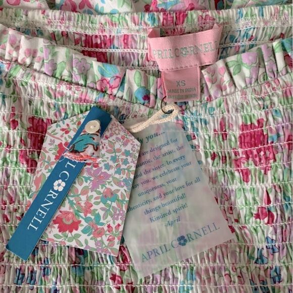 April Cornell Floral Smocked Maxi Dress - Picture 9 of 10